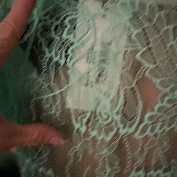 Aqua Lace dress by Retrofete - Picture 4 of 10